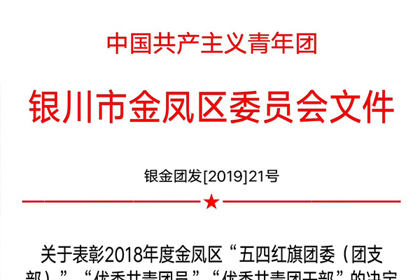 我院喜获“五四红旗团支部”荣誉称号